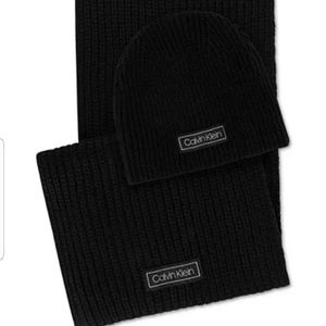 Calvin Klein Hat and Scarf Set